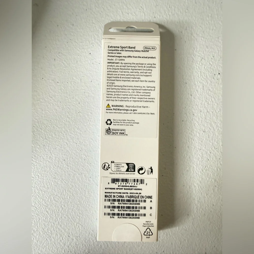 Samsung Black Perforated Sport Band